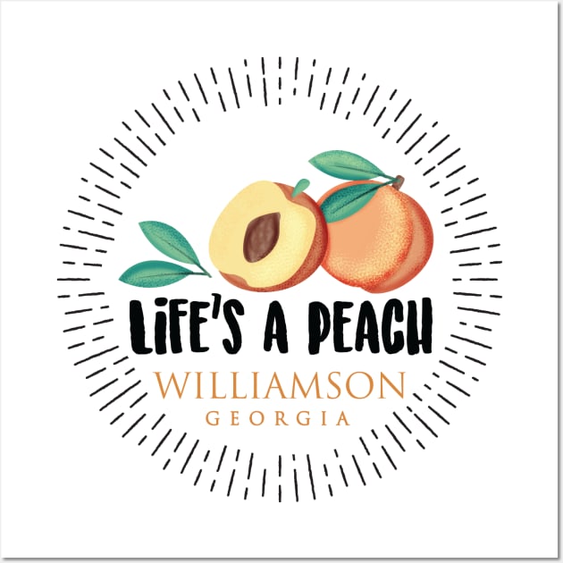 Life's a Peach Williamson, Georgia Wall Art by Gestalt Imagery